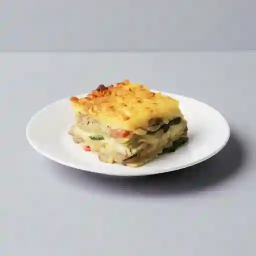 Lasaña Champiñon Espinaca