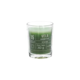 Vela Con Contenedor de Vidrio té Verde 5.6 x 6.5 cm Casaideas