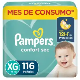 Pampers Pañal Confort Sec Talla XG