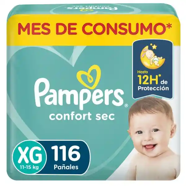 Pampers Pañal Confort Sec Talla XG