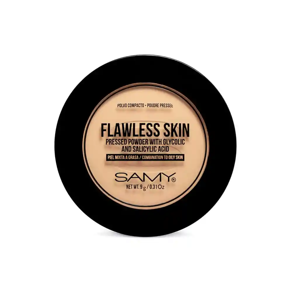 Samy Polvo Compacto Flawless Beige 02