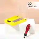 Miniso Set De Desarmadores Amarillo 37 Pzs