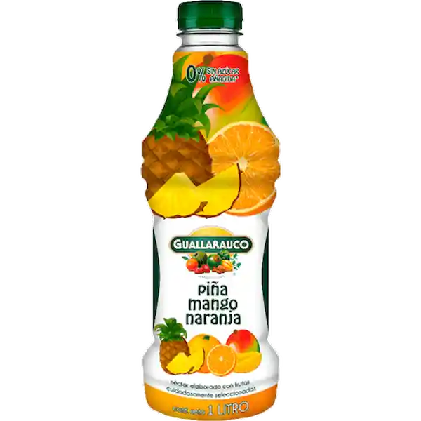 Guallarauco Jugo Mango Piña Naranja 1 Lt