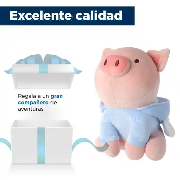 Miniso Peluche Puerquito Rosa