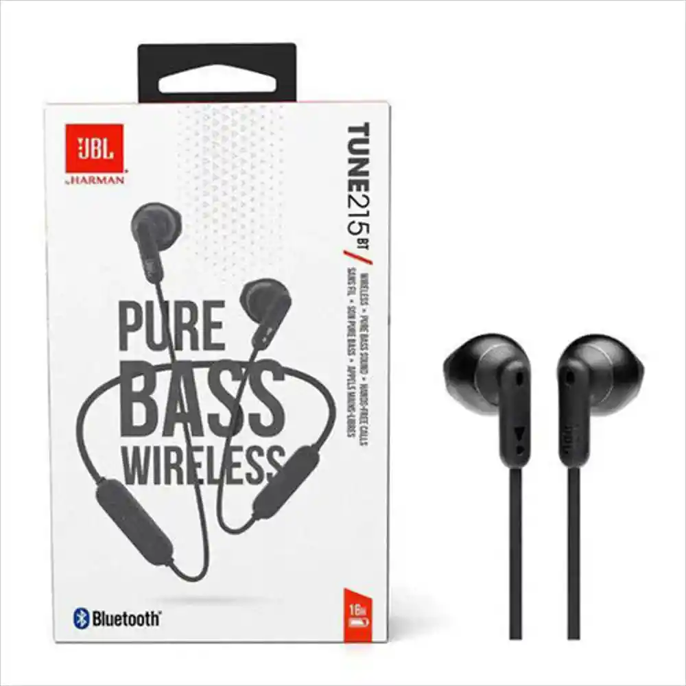 Jbl Audífonos in Ear Bluetooth Earbud Negro T215