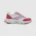 Zapatillas Chunky De Niña Rosado Talla 35