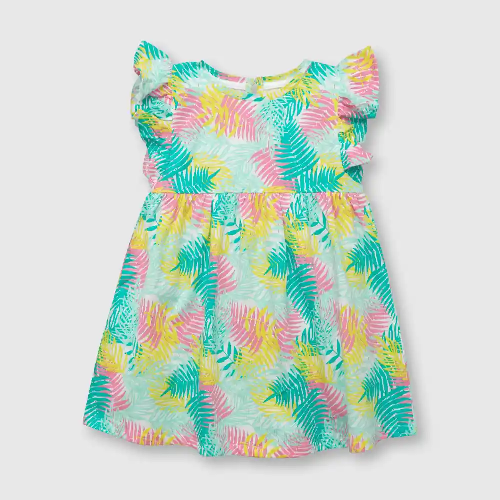 Vestido De Estampado Bebé Niña Calipso Talla 24m