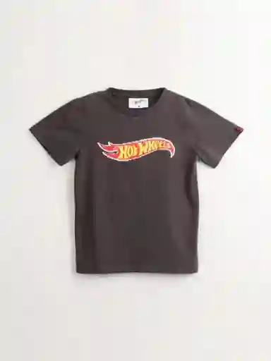 Hot Wheels Polera Manga Corta Niño Acero 8 V26 314014418