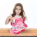 Miniso Juguete ta Salón de Belleza Rosa 25.5 21 cm