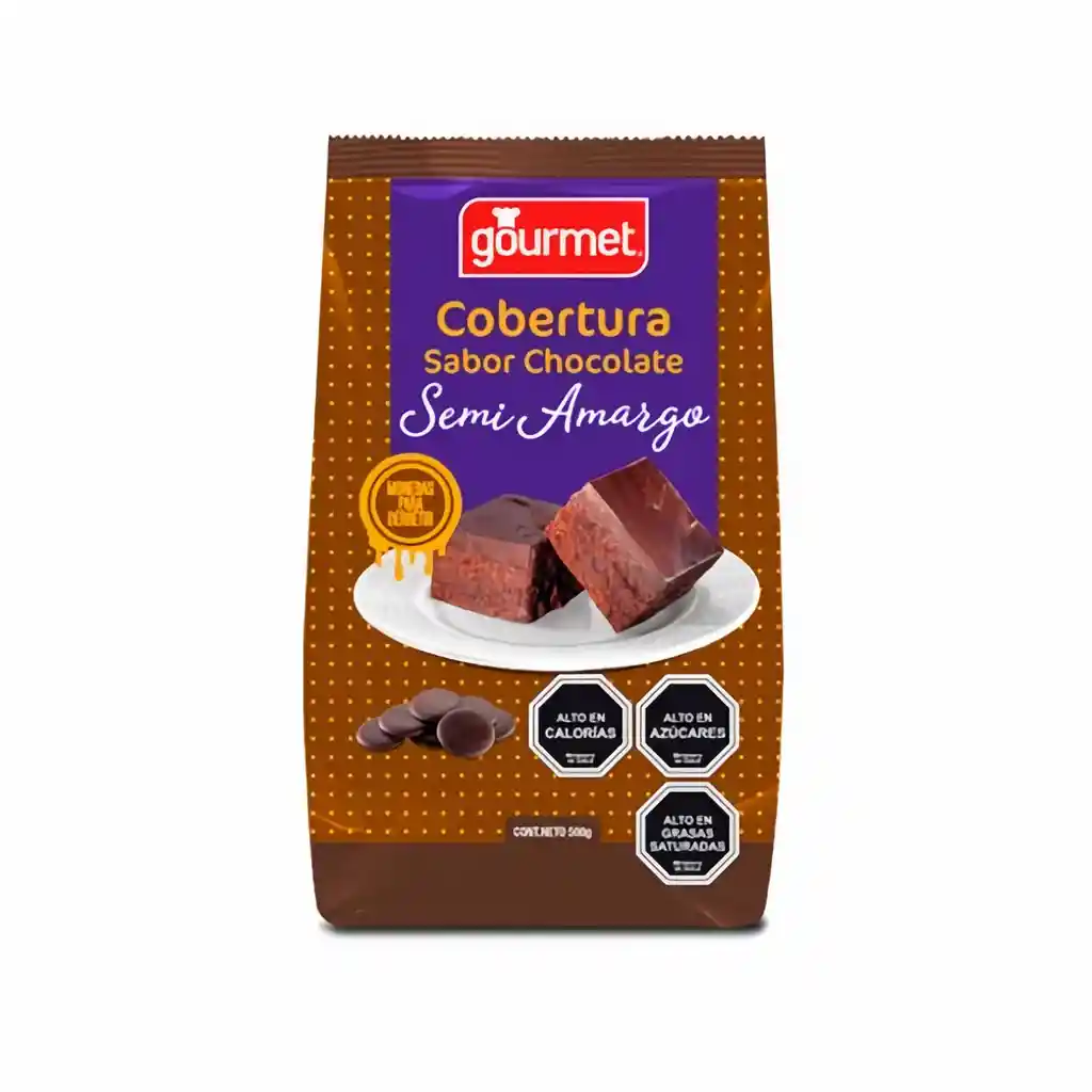 Gourmet Cobertura Sabor a Chocolate Semi Amargo
