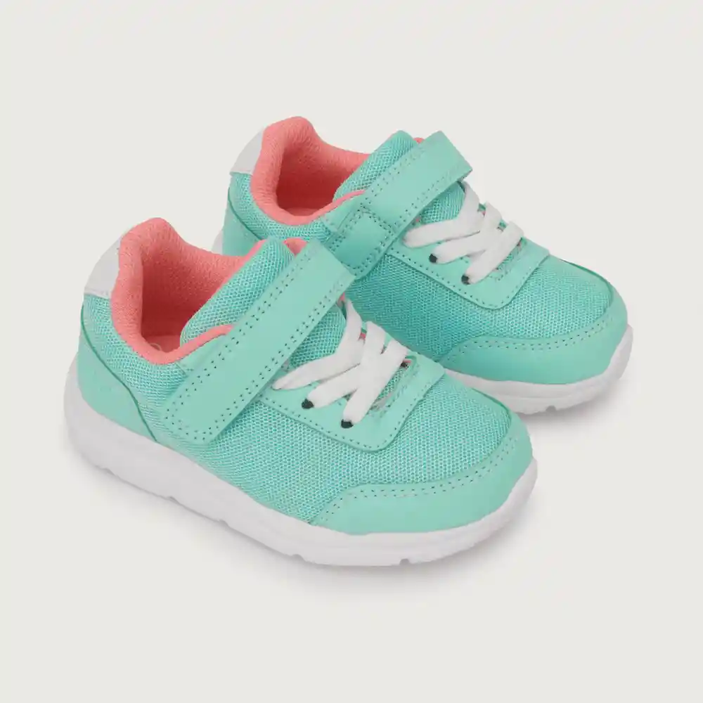 Zapatillas Deportiva Liviana De Niña Celeste Talla 25