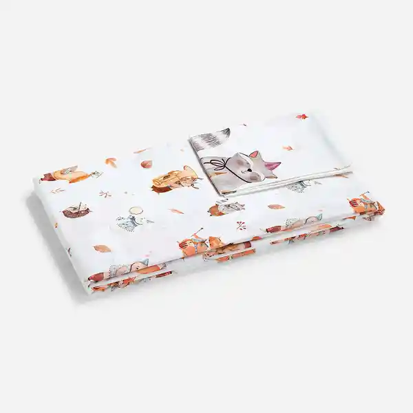 Funda Plumón Reversible Banda 1 Plaza Rosen