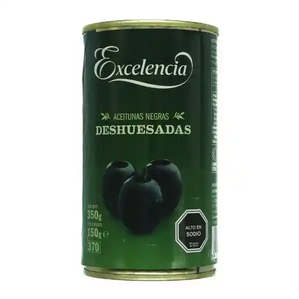 Excelencia Aceituna Negras Deshuesadas