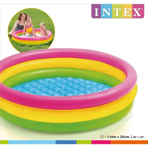 Intex Piscina Inflable Sunset Glow 114 02919757412