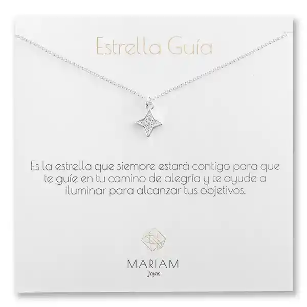 Collar Estrella Guia Silver