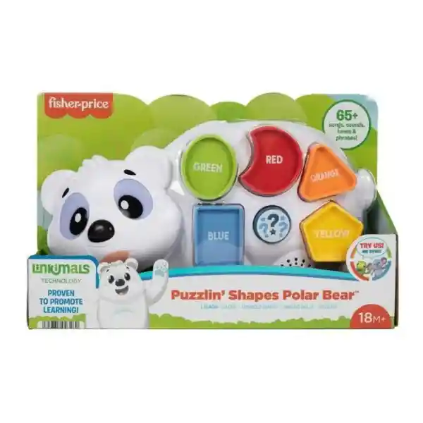 Fisher Price Juguete Linkimals Oso Polar Figuras Coloridas HJR13