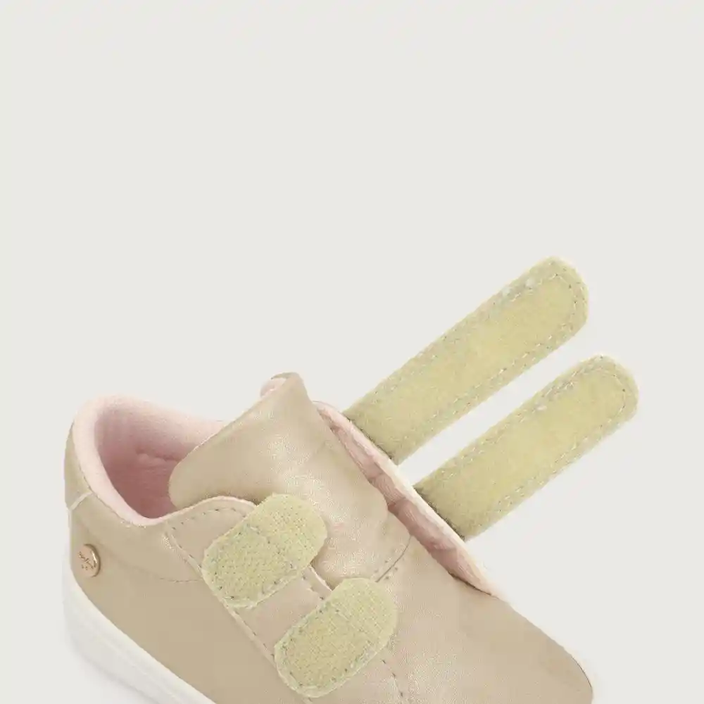 Zapatillas Urbana Niña Metalizados Dorado Talla 22