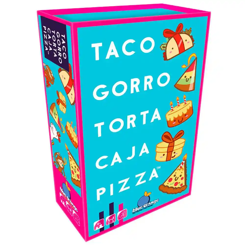 Juego de Mesa Taco Gorro Torta Caja Pizza