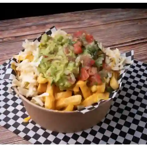 Papas Fritas con Guacamole