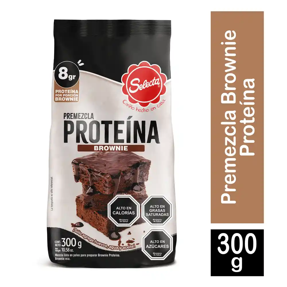 Selecta Premezcla Proteina Brownie
