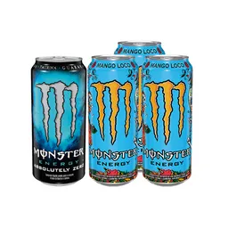 Combo Monster Bebida Energetica Absolutely Zero Monster Energy B