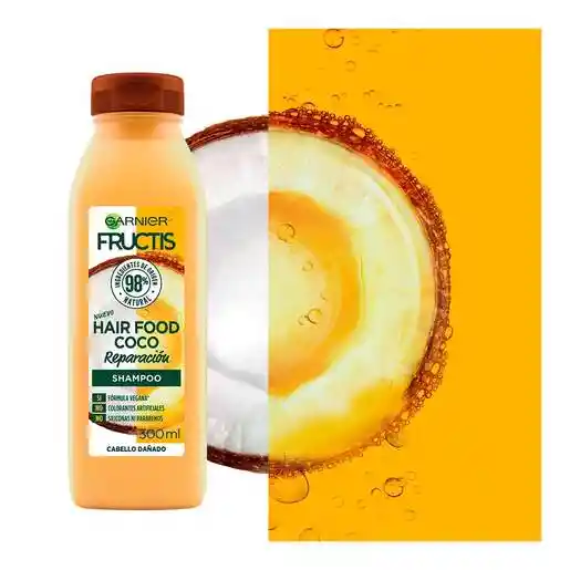 Fructis Shampoo Reparación Hair Food Coco