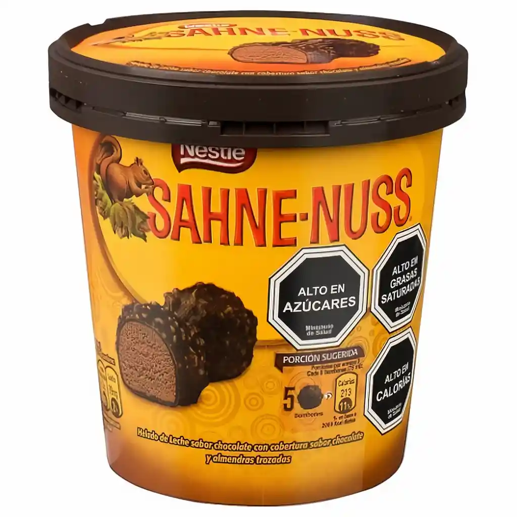 Sahne-Nuss Helado de Leche Sabor a Chocolate