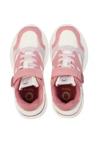 Zapatillas Sport Velcro W24 Niña Rosa Viejo 35 911 Ficcus