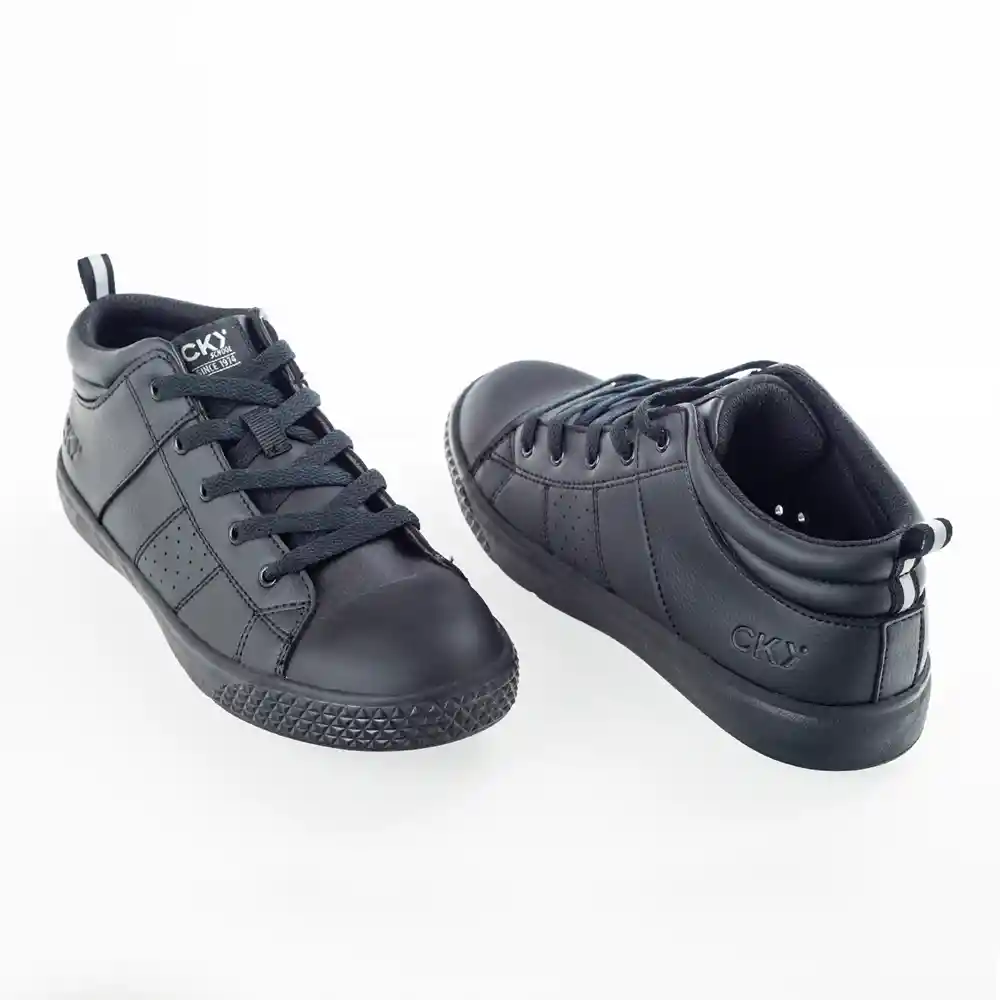 Zapatillas Escolar De Senior Niño Negra Talla 36