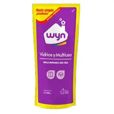 Wyn Liquido Limpia Vidrios y Multiuso