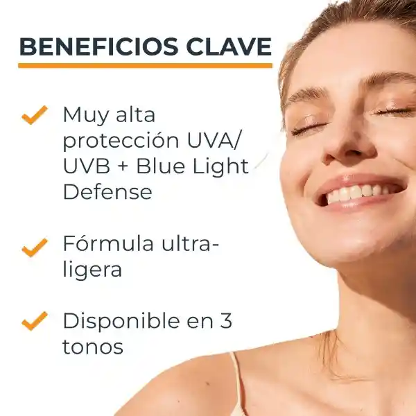 Eucerin Protector Solar Sun Face Hydro Fluid Tono Claro Spf 50+