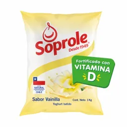 Soprole Yoghurt Batido Sabor Vainilla