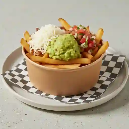 Papas Fritas con Guacamole
