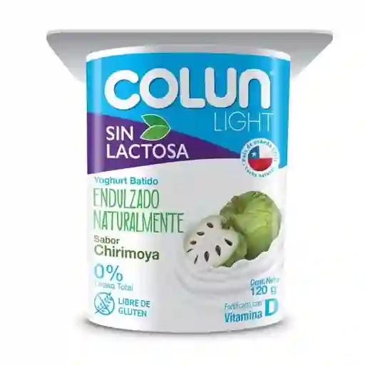 Colun Yogurt Light Sin Lactosa Chirimoya