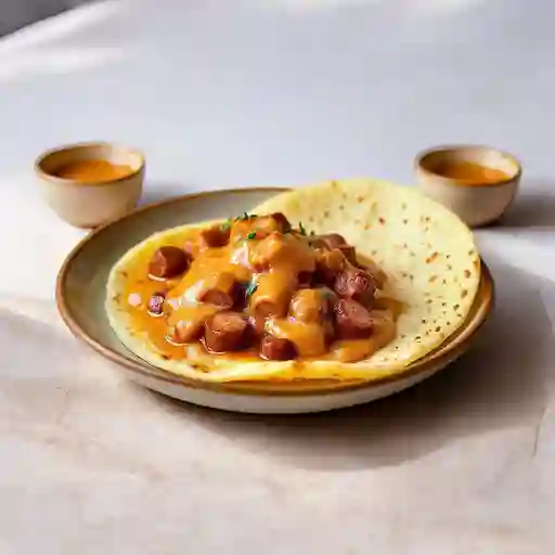 Chorizo Con Arepa