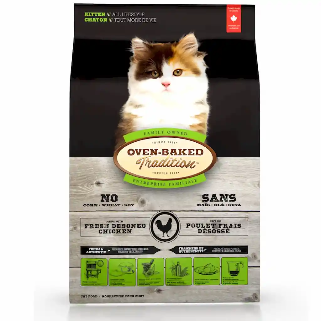Oven-Baked Alimento Para Gato Kitten