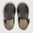 Zapatos Reina Hebilla Niña Negra Talla 19