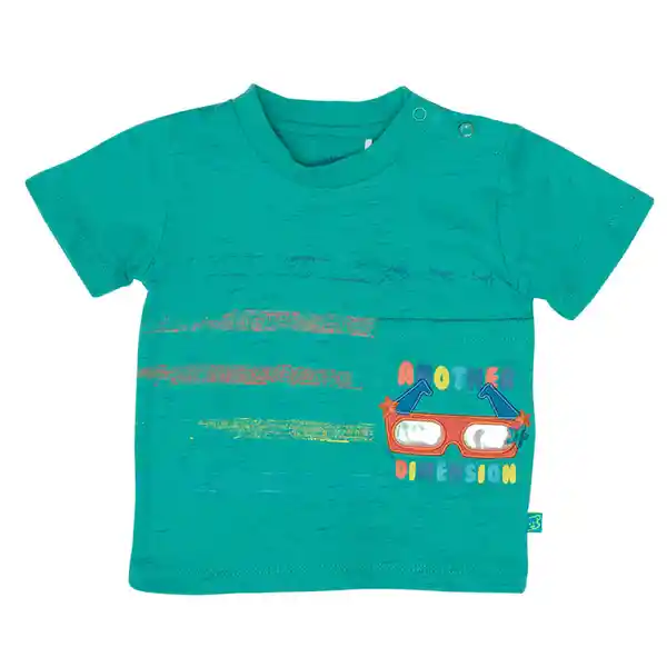 Polera Bebé Niño Verde Pillin 6 M