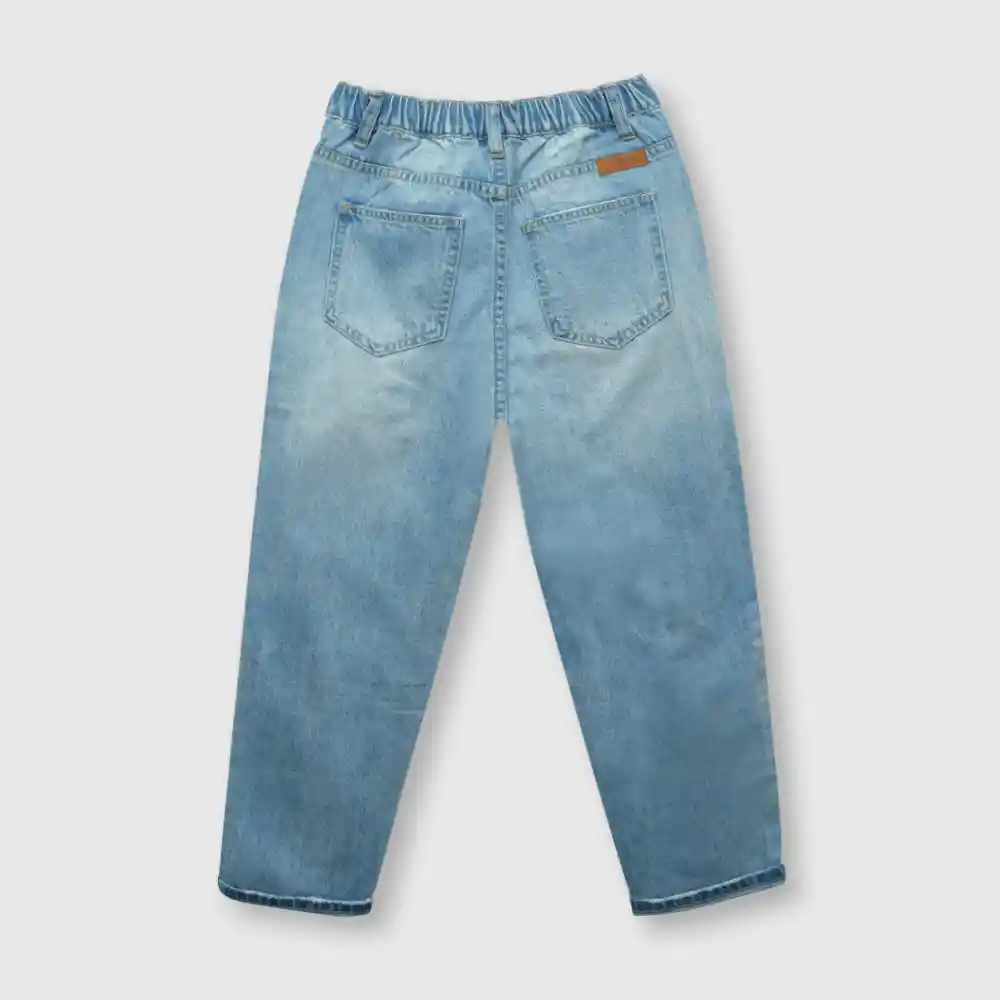 Jeans Slouchy De Niño Azul Talla 4a
