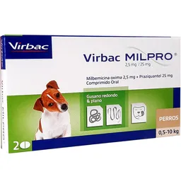 Virbac Milpro Antiparasitario Cachorros