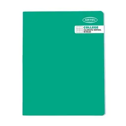 Artel Cuaderno College 80 Hojas Calig Vert
