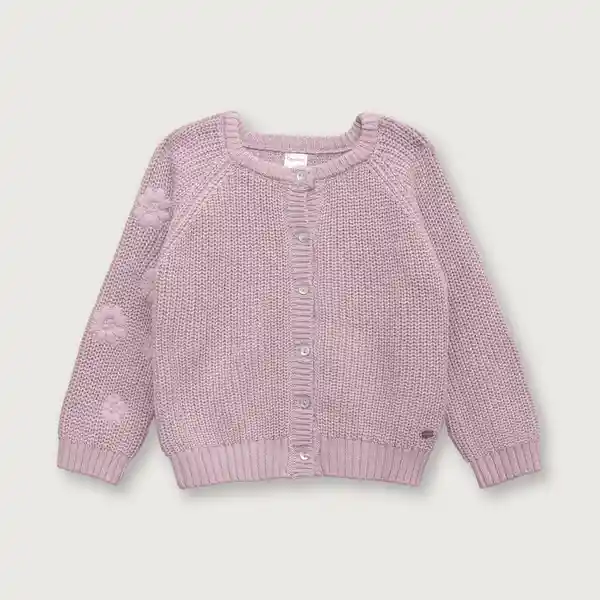 Sweater Con Manga Raglan Color Lila Talla 18M Opaline