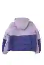 Abrigo Parka Ficcustex 571 Niña Morado Talla 8 Años Ficcus