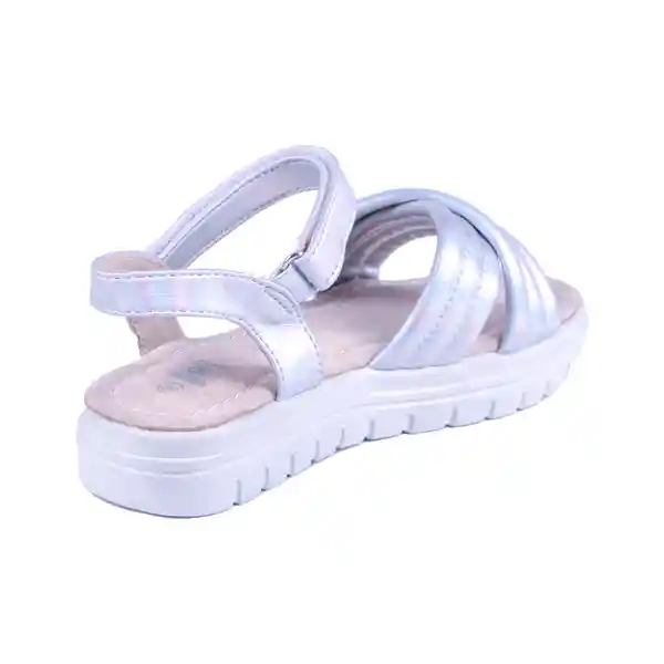 Sandalias Niña Plateado Pillin 30