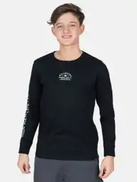 Maui Polera Manga Larga Negro Talla 14 5P452-MV