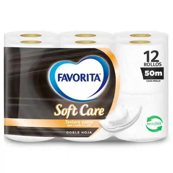 Favorita Papel Higiénico Soft Care