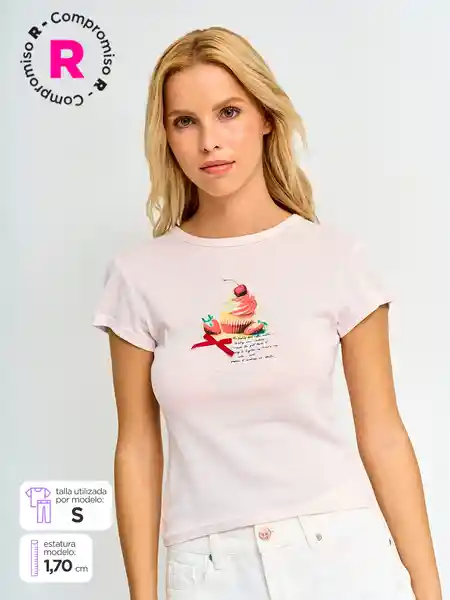 Index Polera Manga Corta Party X e Ess Perla S S25