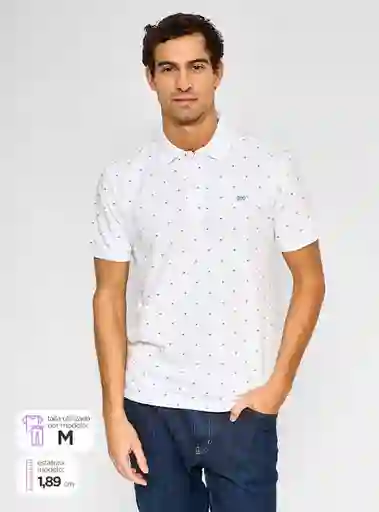 Regatta Polera Manga Corta Piq Mp Blanco Talla XL