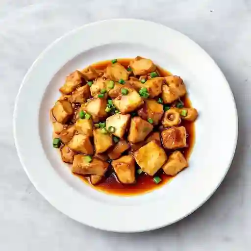 Wok 3 pollo teriyaki y cerdo