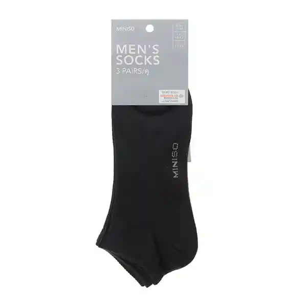 Miniso Calcetines Para Hombre Negros